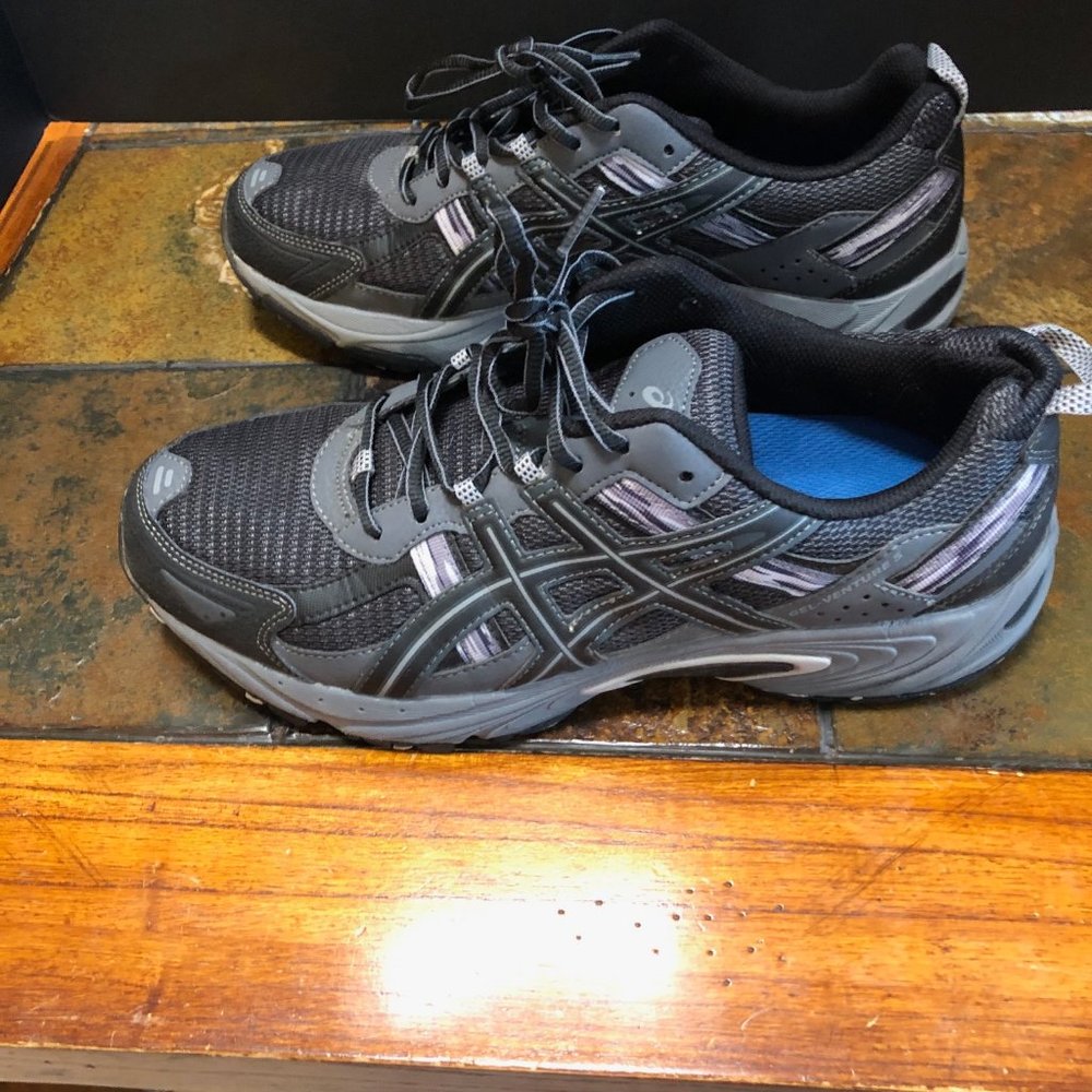 Asics Gel-Venture 5 Black / Gray Men's 11.5 4E